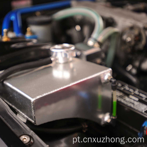 Xuzhong 1.5L Store-Black Aluminum Refrigerante Overflow Tank Kit para 240SX S13 SR20DET KA24DE KA24E KA24 (cabe: 240sx)